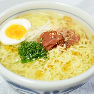 夏にピッタリ！梅しそ冷やしラーメン